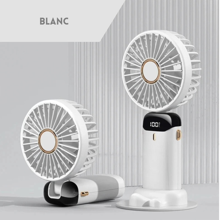 Mini ventilateur portable batterie externe