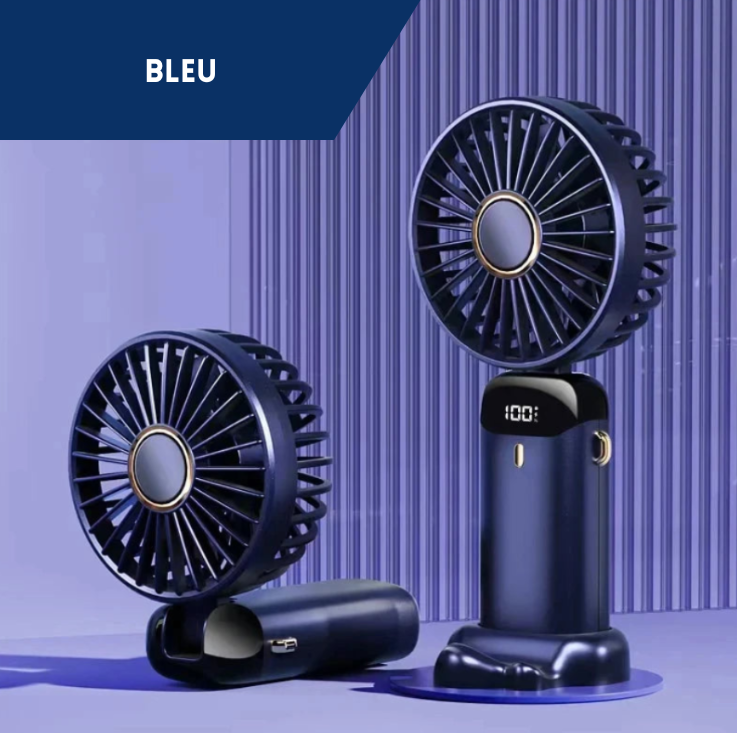 Mini ventilateur portable batterie externe