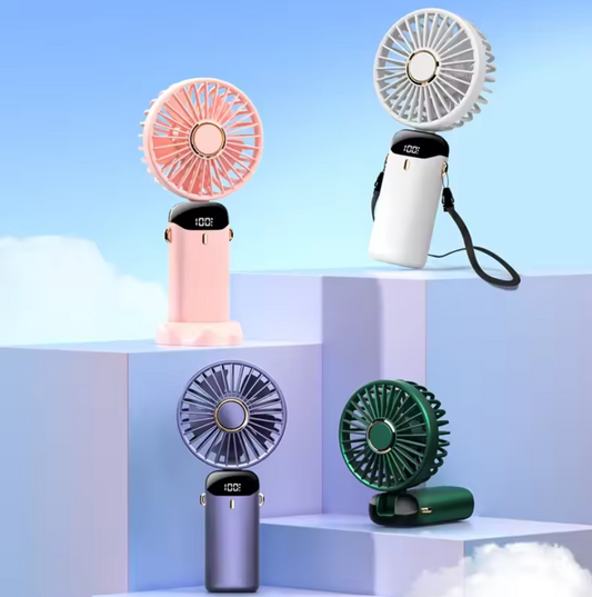 Mini ventilateur portable batterie externe